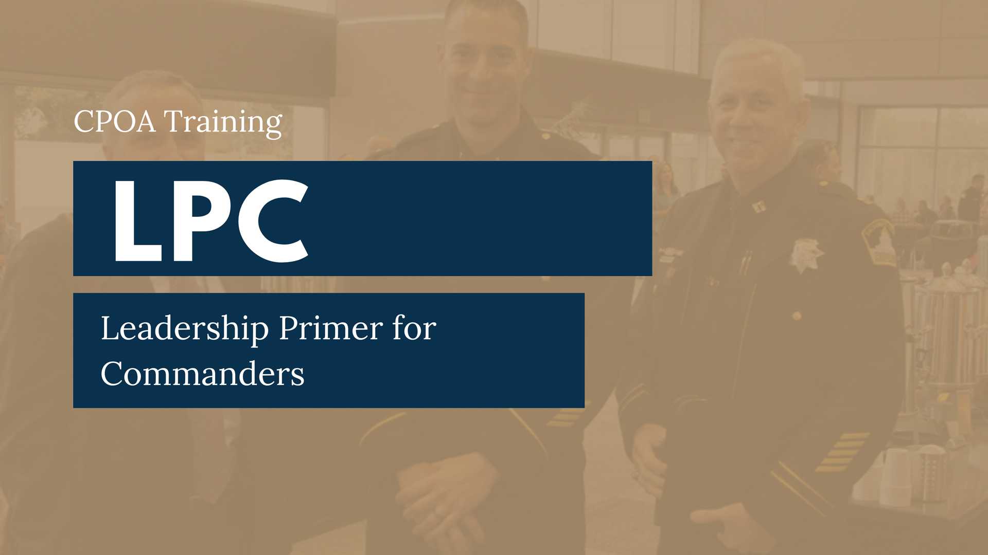 Training Banner - Leadership Primer for Commanders