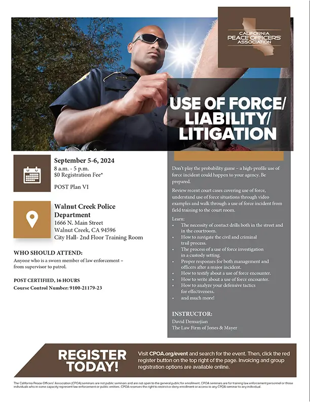 Walnut Creek Use of Force Flyer